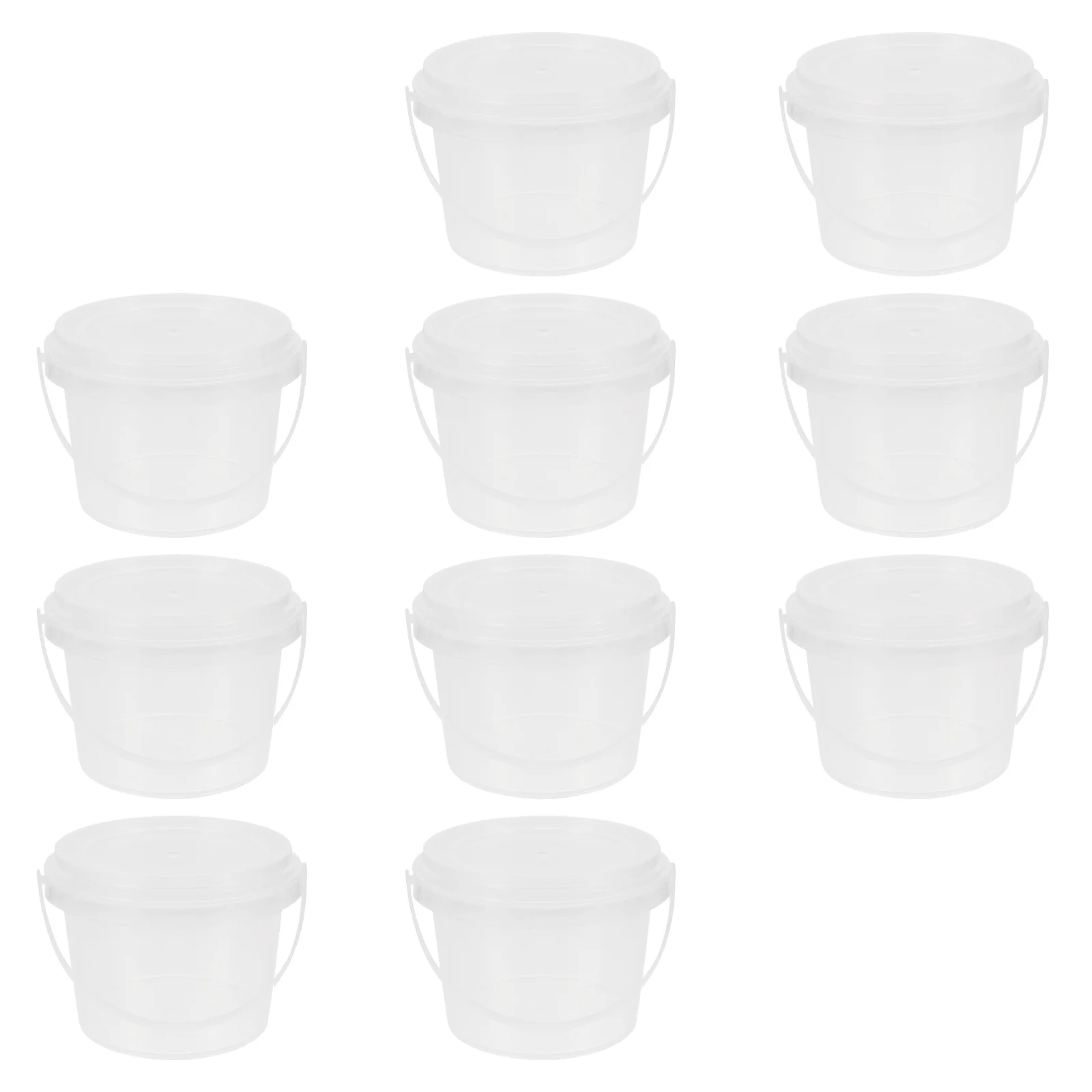 10 PCS Mini Storage Bucket DIY Dessert Accessories The Gift PP Gifts for Stocking Stuffers Ice Cream Cup Handheld