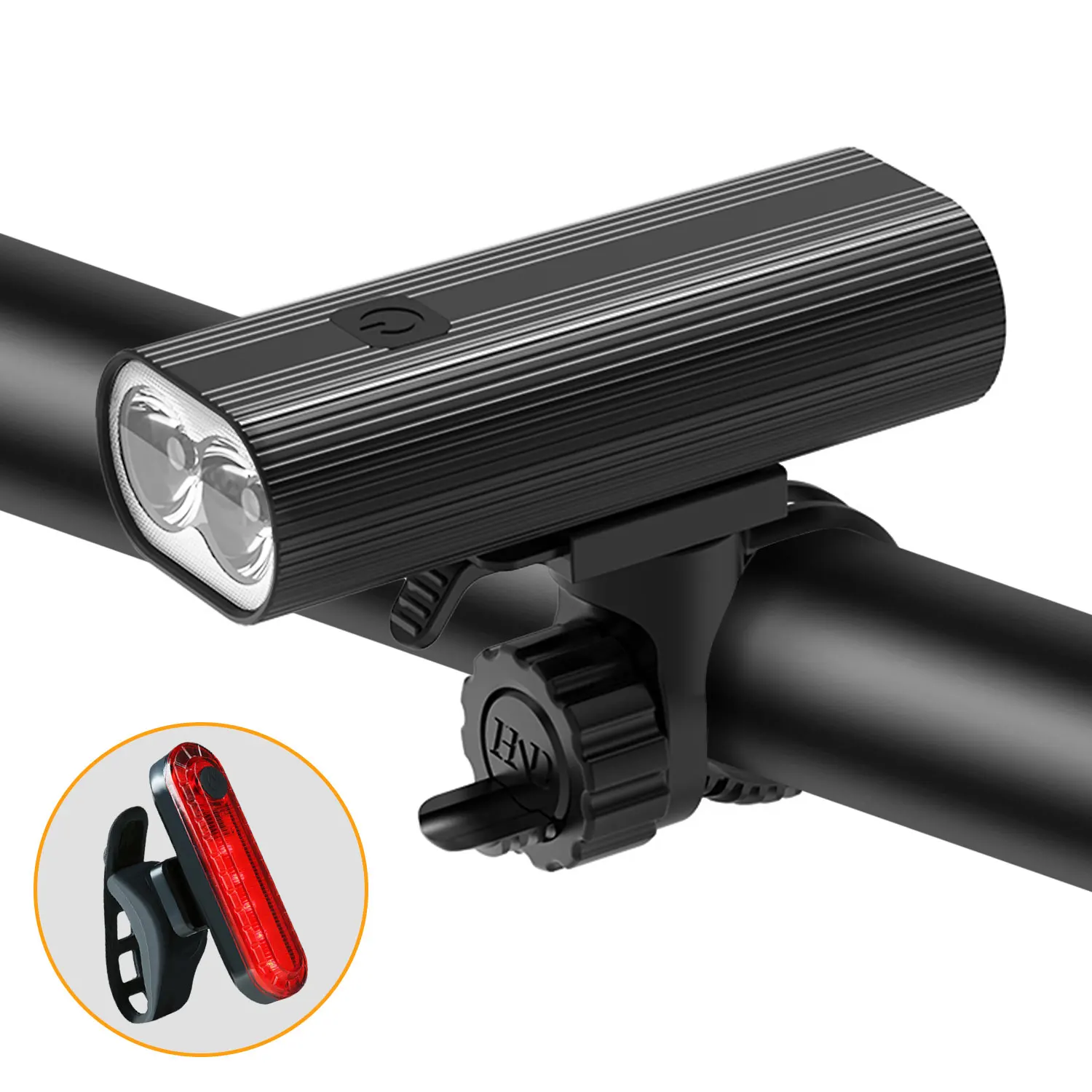 AliExpress TouCloud Bike Headlight Rechargeable Super Bright LED Bike Light Front Rear Set, Road, Gravel, Mountain Commuter Road Safety Flashlight