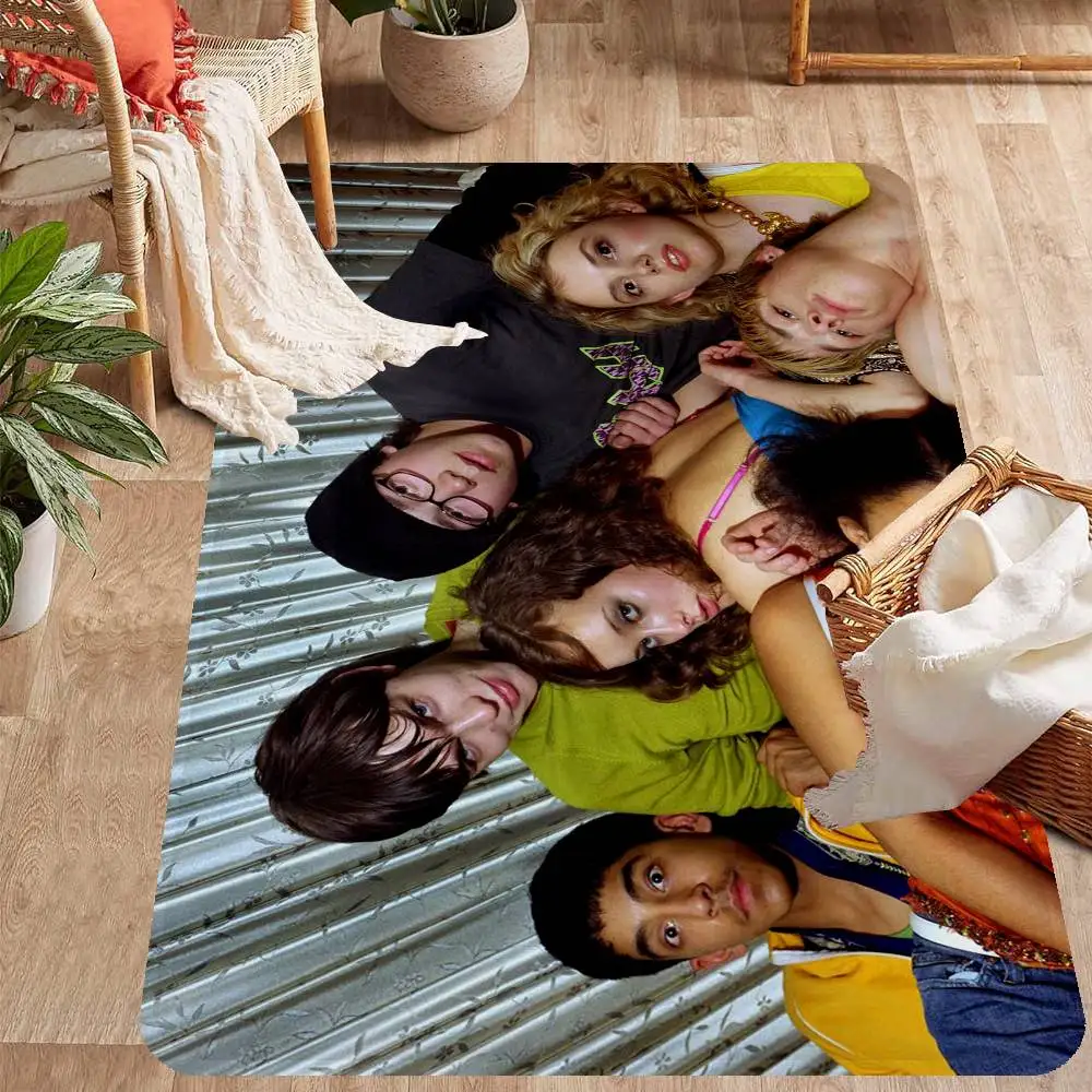 Teen TV Series Skins Kitchen Mat Cheaper Anti-slip Modern Living Room Balcony Printed Modern Home Decor