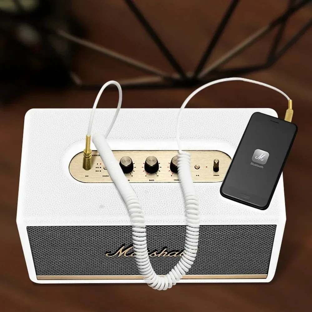 OFC استبدال الربيع ملفوف Aux 3.5 مللي متر تمديد كابلات الحبل لياماها CRX040 TSX130 TSX70 PDX13 TSX132 PDX11 المتكلم