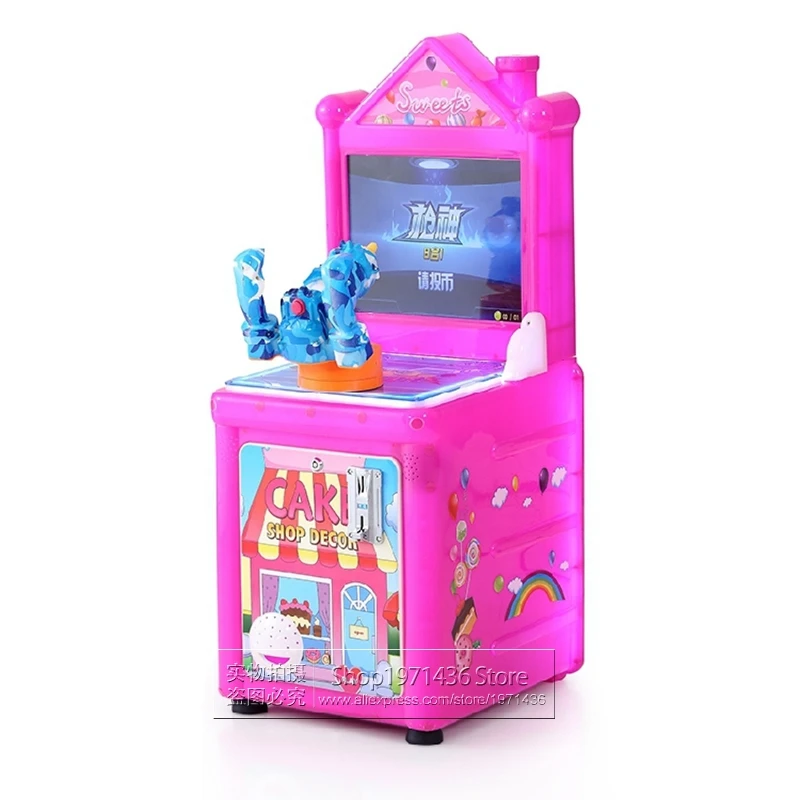 2022 New Design Kids Play Mini Coin Operated Gun Shooting Games Amusement Arcade Video Game Machine