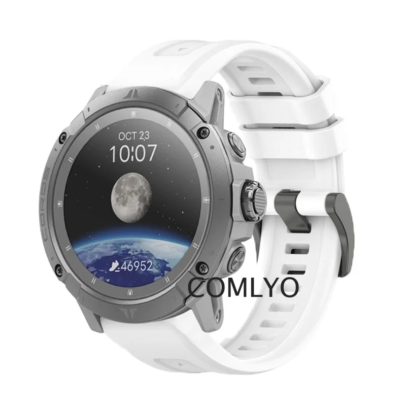 For COROS VERTIX 2S Strap Quickfit Smartwatch Bracelet Band Silicone Wristband Screen protetor film