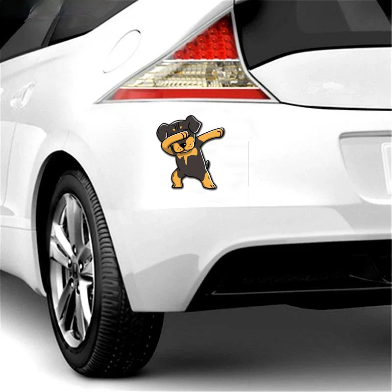 

Car Vinyl Decal Funny Rottweiler Sticker Waterproof Removable for Car Motorcycle Laptop Auto Body Decoration