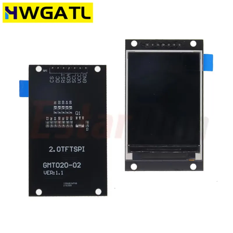 TFT Display 0.96/1.3/1.44/1.77/1.8/2.0 inch IPS 7P SPI HD 65K TFT Full Color LCD Module ST7735 Drive  For Arduino