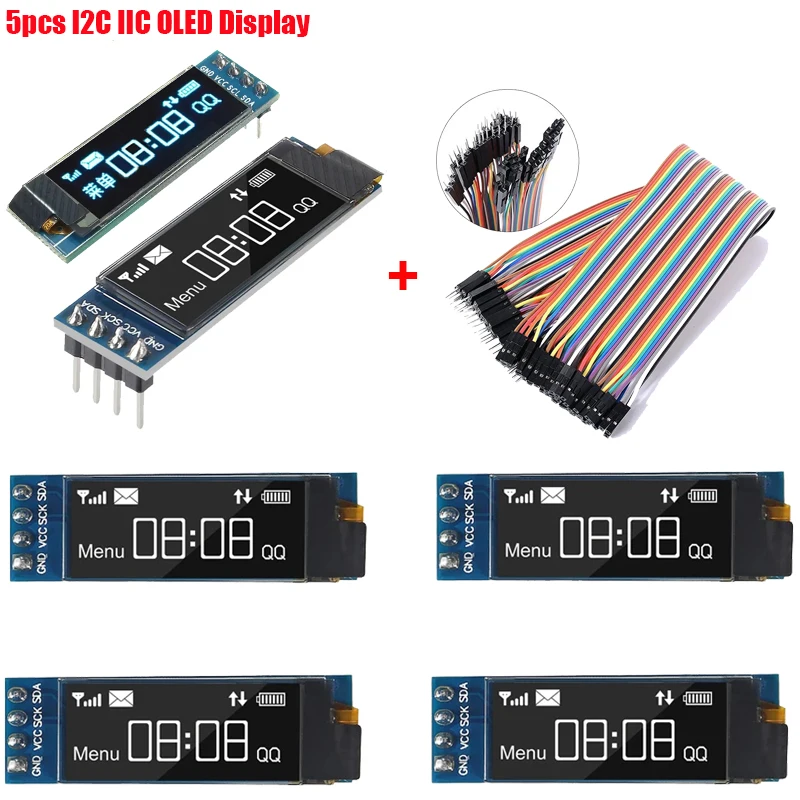 5-pecas-091-i2c-iic-modulo-de-exibicao-oled-128x32-pixel-mini-placa-de-tela-autoluminosa-para-projetos-arduino-raspberry-pi