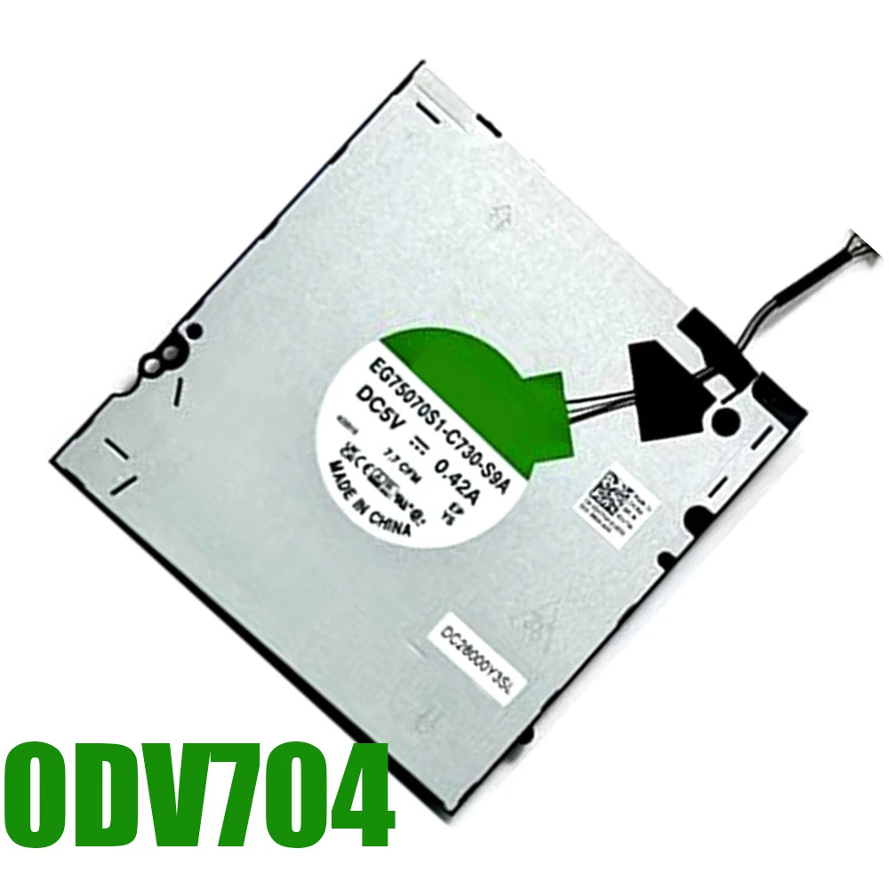 

0DV704 DV704 CPU Fan For DELL For Precision 7670 7680 EG75070S1-C730-S9A DC28000Y3SL NS85C66-21F03 DC28000Y3DL DC5V 0.42A