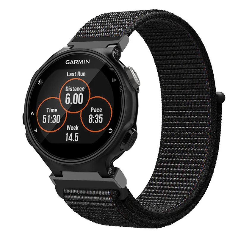 Nylonowe pasek do pętli dla Garmin forunner 235 735xt 220 230 630 620 podejście S20 S5 S6 smartband z zegarkiem kobiet bransoletka Correa paski