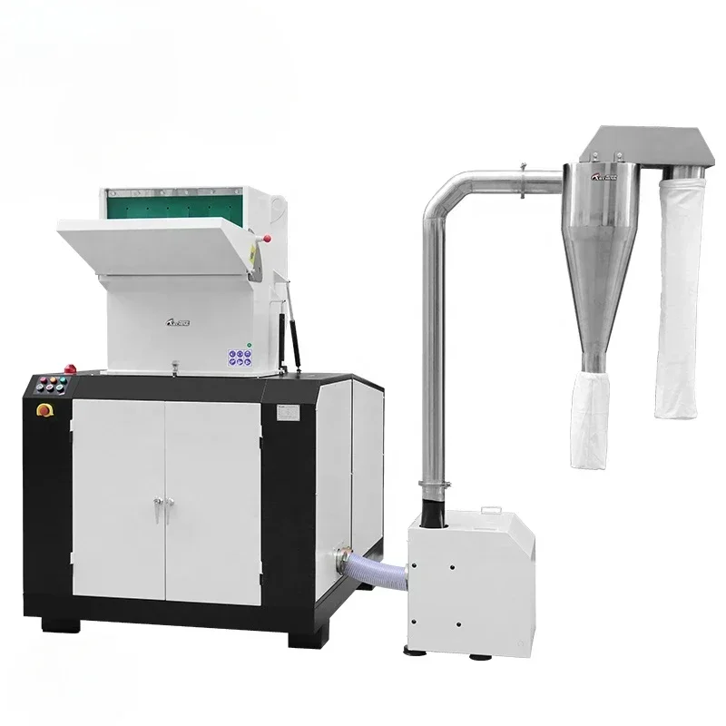 Selected Good Items Insulation CE Plastic Raw Material Crusher Price Silent Plastic Recycling Bottle Crusher With Collector