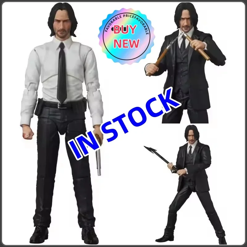 

2026 Mafex 085 JOHN WICK Глава 2 с фигуркой собаки Глава 212 John Wick Фигурка Модель игрушки Куклы Подарок на день рождения