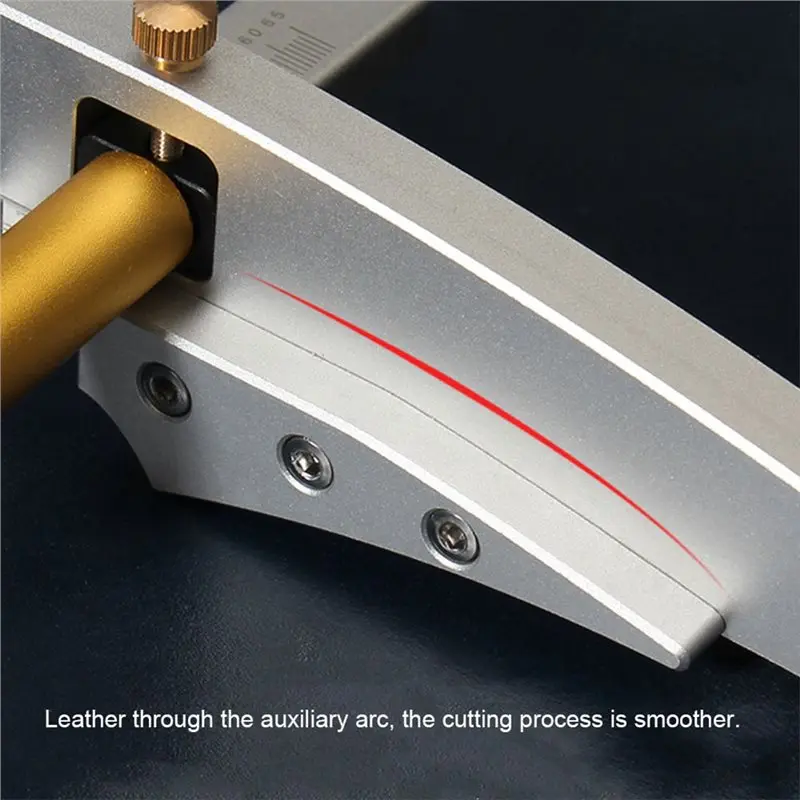 2025 Trend DIY Belt Cutter Leather Thread& Thickness Adjustment Tool For Leather Goods Making Projects