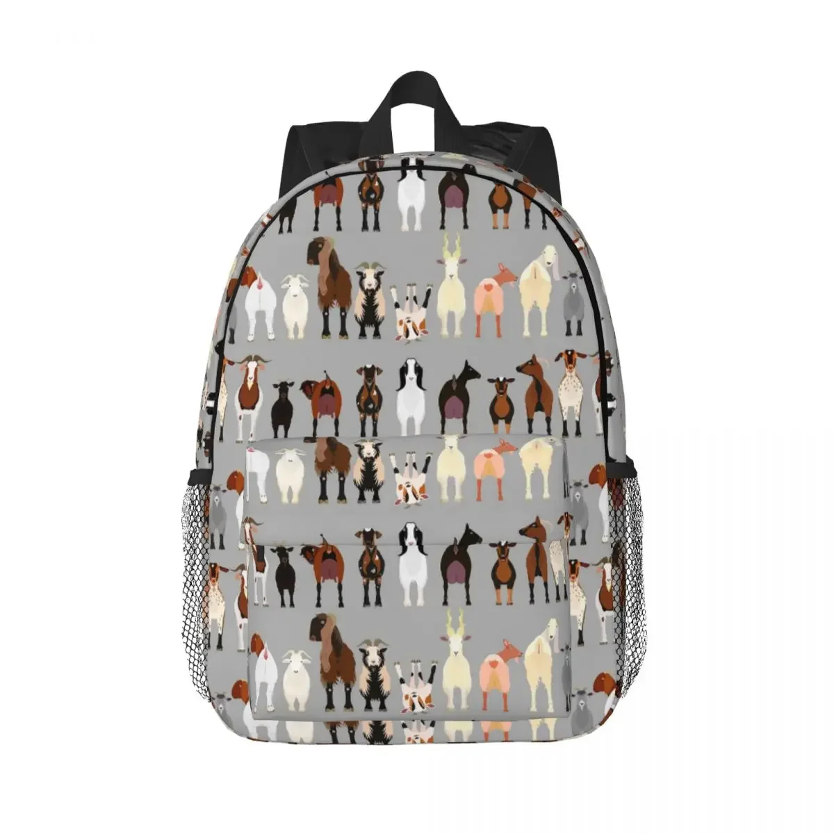 Goat Breeds Backpacks Teenager Bookbag Fashion Children School Bags Travel Rucksack Shoulder Bag Large Capacity