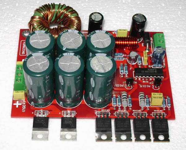 12V switch power supply boost positive and negative 32V finished board