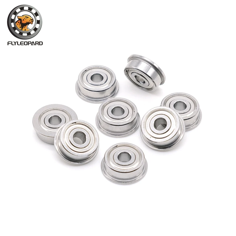 2PCS SFR133ZZ CB Flange Hybrid Ceramic Ball Bearings 3/32\'\' x 3/16\'\' x 3/32\'\' inch Flanged Ball Bearings RIF-3332ZZ