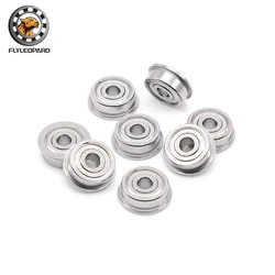 2PCS SFR133ZZ CB Flange Hybrid Ceramic Ball Bearings 3/32'' x 3/16'' x 3/32'' inch Flanged Ball Bearings RIF-3332ZZ