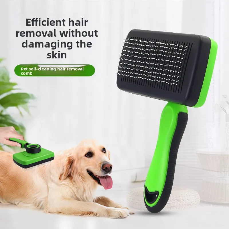 Pet Comb To Prevent Hair Tangling for Cats and Dogs. Household Hairbrush for Grooming. Cat Massage Brush.