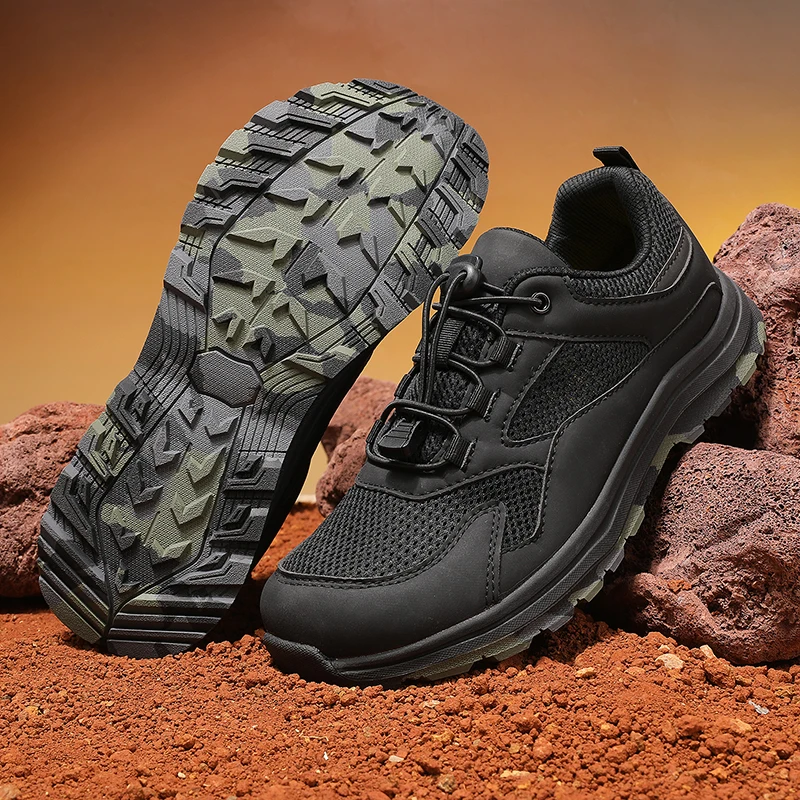 

High Quality Hiking Men Shoe Lace Up Mountain Shoes Man Outdoor Sneakers Youth Trekking Non-Slip Mountain Hiking Shoes Mens
