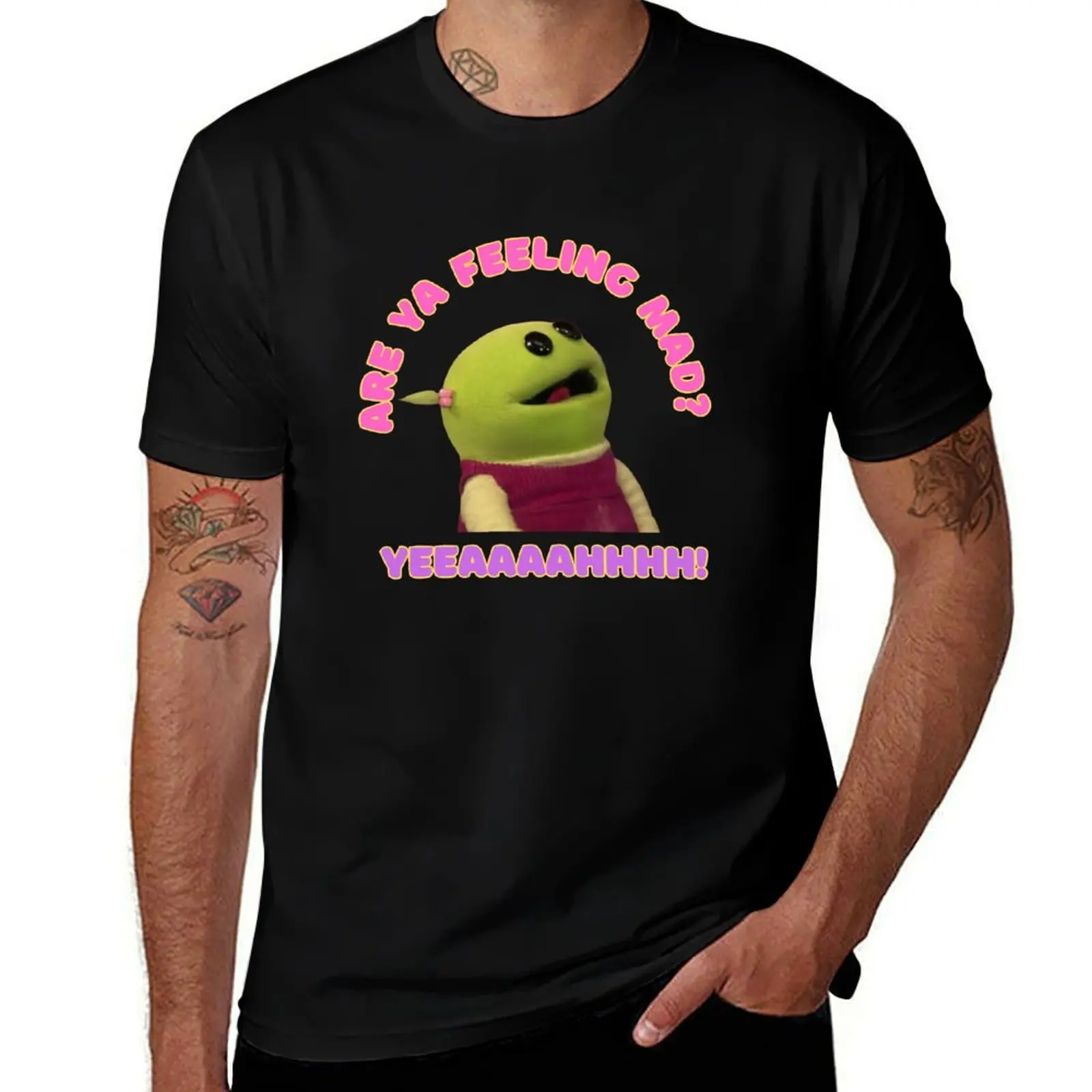 

Are ya feeling mad Yeah - cute nanalan design T-Shirt anime t shirts blanks hippie clothes shirts graphic tee men