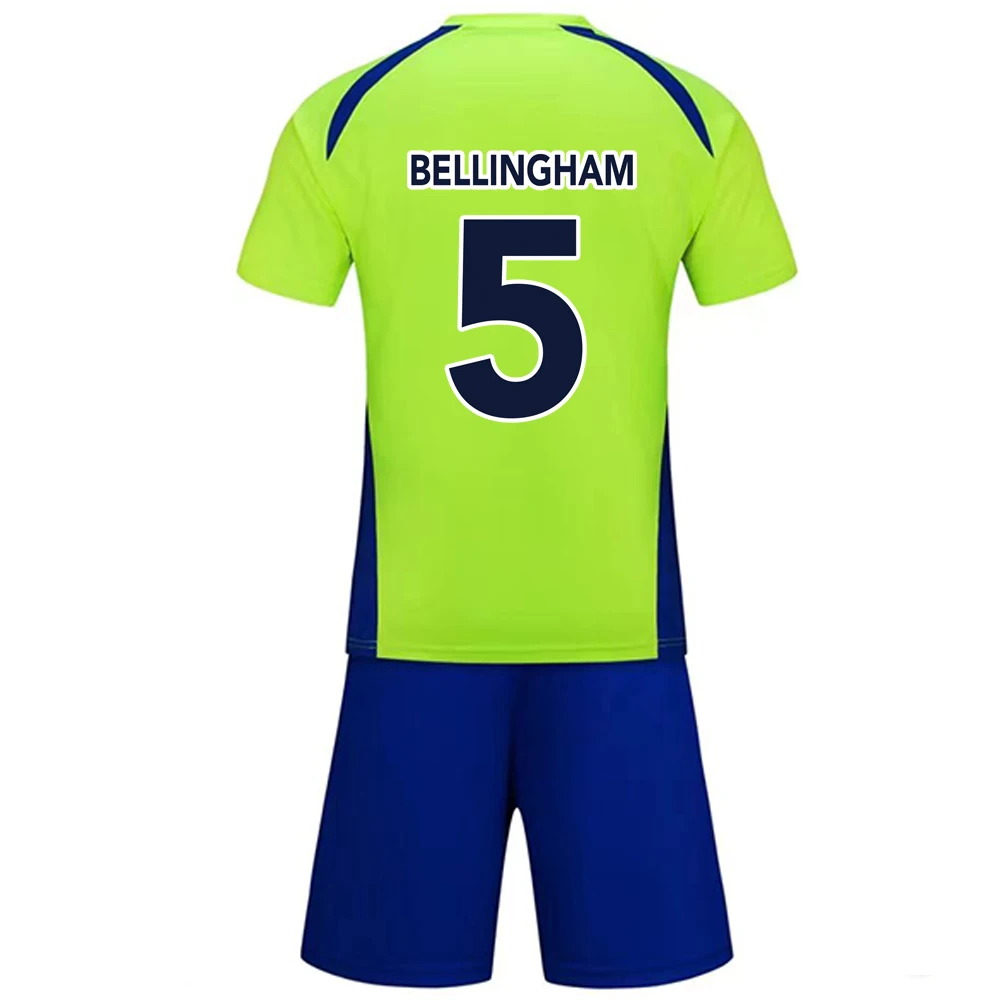 SoccerJersey per bambini maglie da calcio maglie maglia da calcio giovanile Set per ragazzi e ragazze con calzino vestiti per bambina