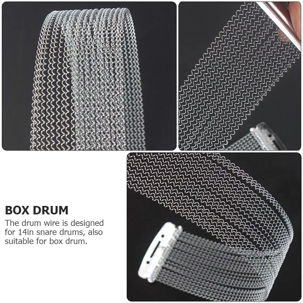 

Snare Drum Spring Wire Snare Drum Steel Wire Wire for Snare Instrument Accessory Snare Drum Accessory