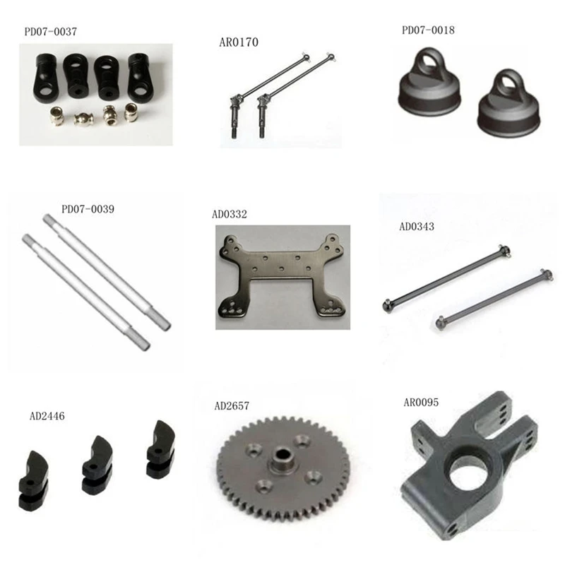 

AD0332 AD0343 AD2446 AD2657 AR0095 AR0170 PD07-0018 PD07-0037 PD07-0039 for Thunder Tiger parts