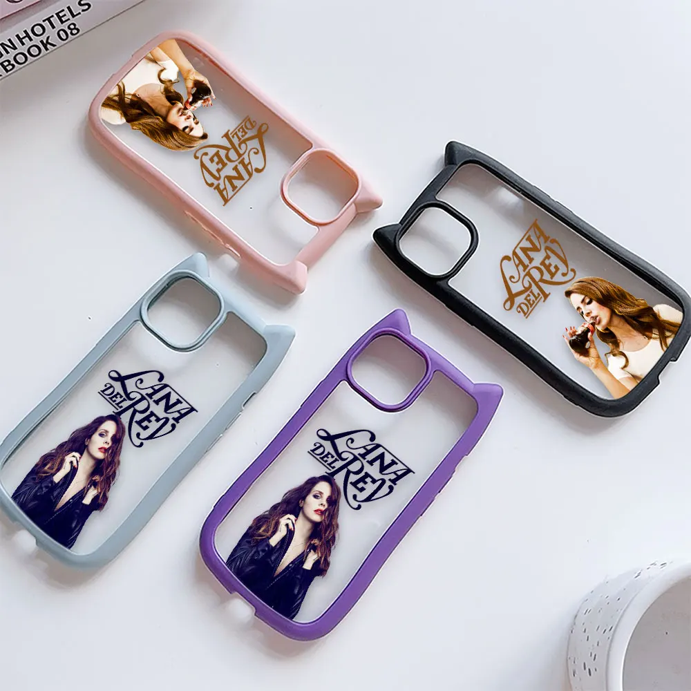 Hot Singer L-Lana Del R-Rey Cover Phone Case For Iphone Apple 15 14 13 12 11 X XS XR Pro Max Plus Silicone Case Funda Capa Shell