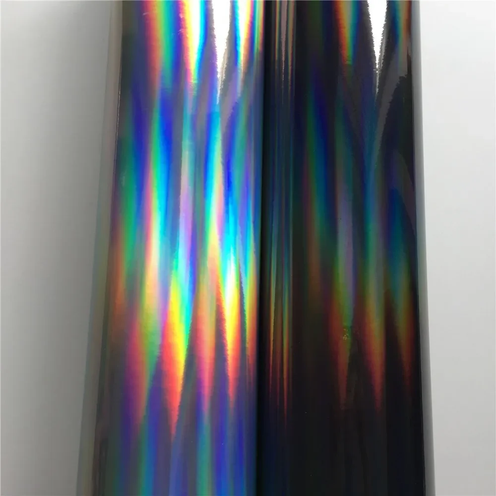 

Laser Holographic Rainbow Chrome Vinyl Wrap Foil Sheet Decal Bubble Free For Car Wrapping Film Motor Phone Laptop Console