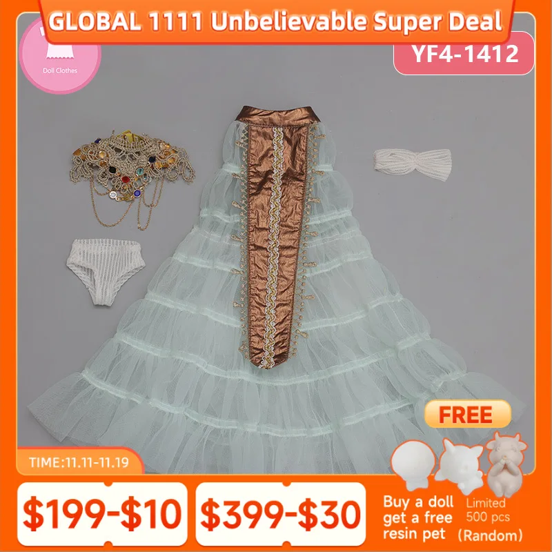 

BJD одежда 1/4 для Minifee Iset новый выпуск активная линия девушка тело Цыганский египет стиль одежда полный набор аксессуаров