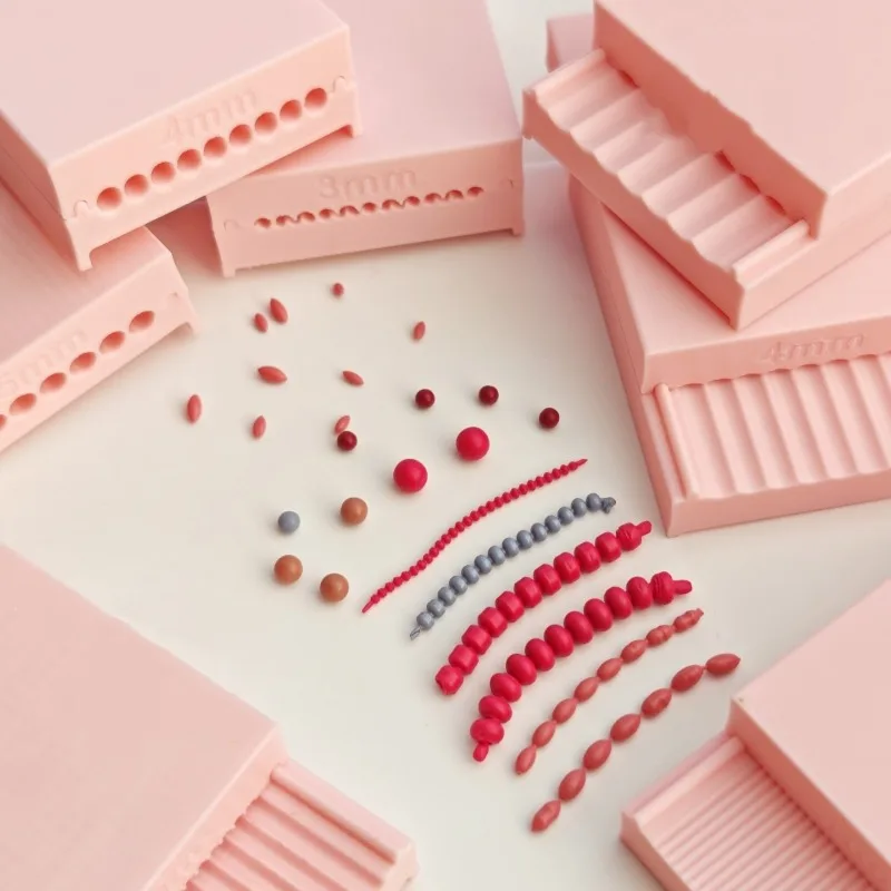 1-5mm Rubbing Strip/soft Ball Mould Soft Ceramic Diameter Available on Both Sides DIY Earrings Mini Clay Ball Rapid Molding Tool