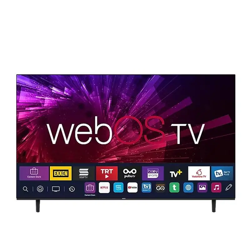 55 Inch 4K Android Smart TV Ultra HD with WiFi Built-in YouTube Netflix Support Ultra Thin Frameless Design  100-240V OEM ODM