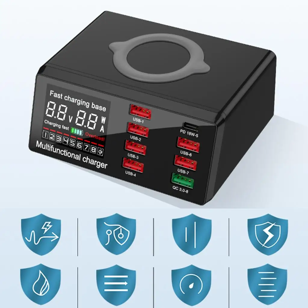 Qc 3.0 Charging 8-U… - image