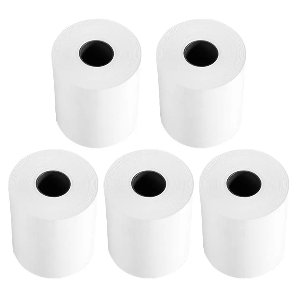 10 Rolls of POS machine receiving silver thermal papers Thermal Cash Paper Hospital Receipt Paper Printing Receipt Paper Rolls