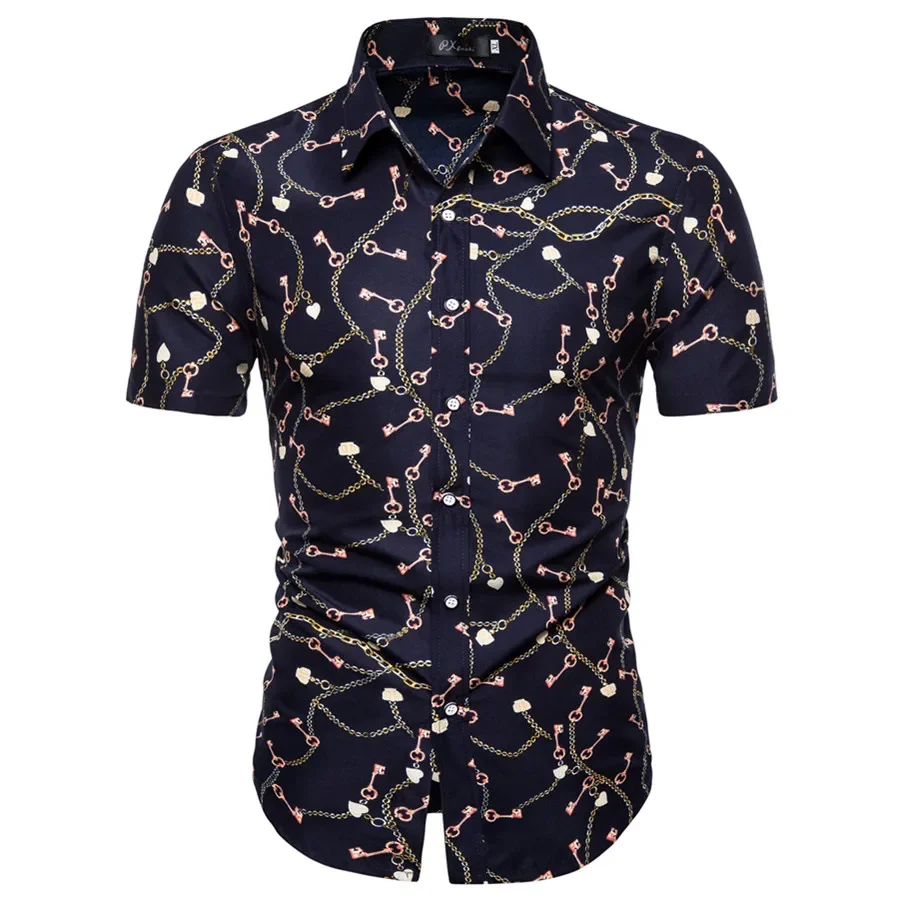 Camiseta informal de manga corta para hombre, camisa transpirable con estampado 3D para playa, novedad de primavera y verano, 2024