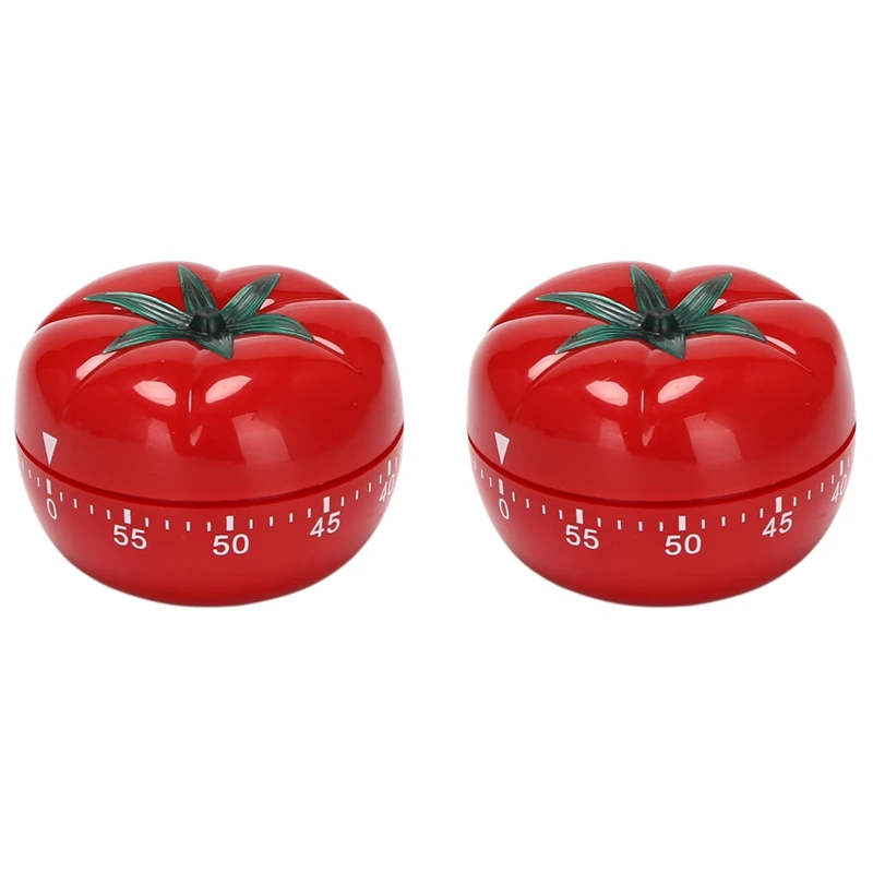 

Kitchen Timer Baking Alarm Clock,Tomato Reminder Mechanical Countdown Timer,360 Degree Mechanical 60 Minutes Timer