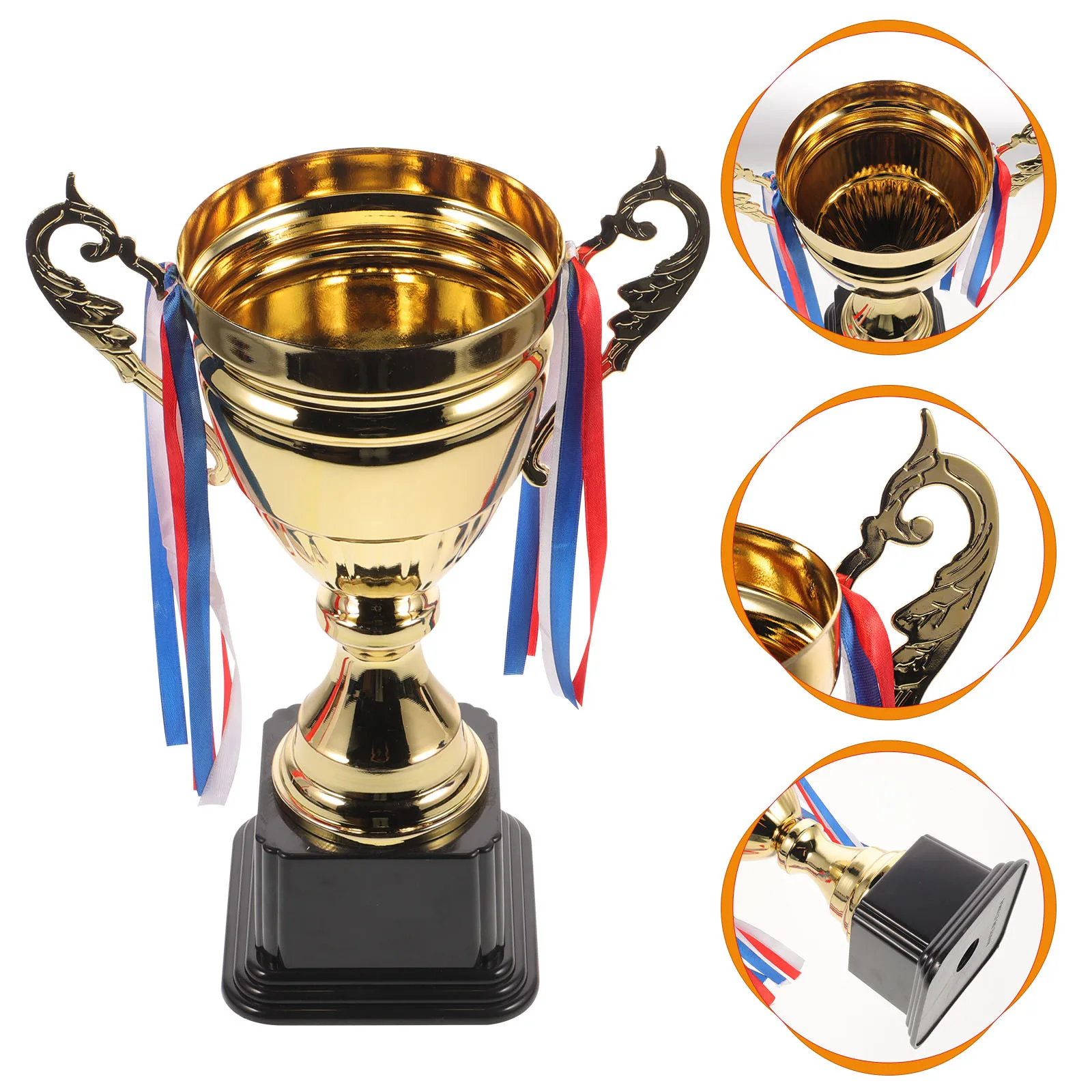 

1Pcs Metal Trophy Design 41Cm Award for Sports Competition School Tournament Honor Game Prize Trophy