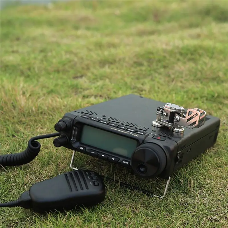L77A CW Morse Code Keys Automatic Radio HAM Send Telegram Double Paddlewith Stainless Steel Body Three Magnets