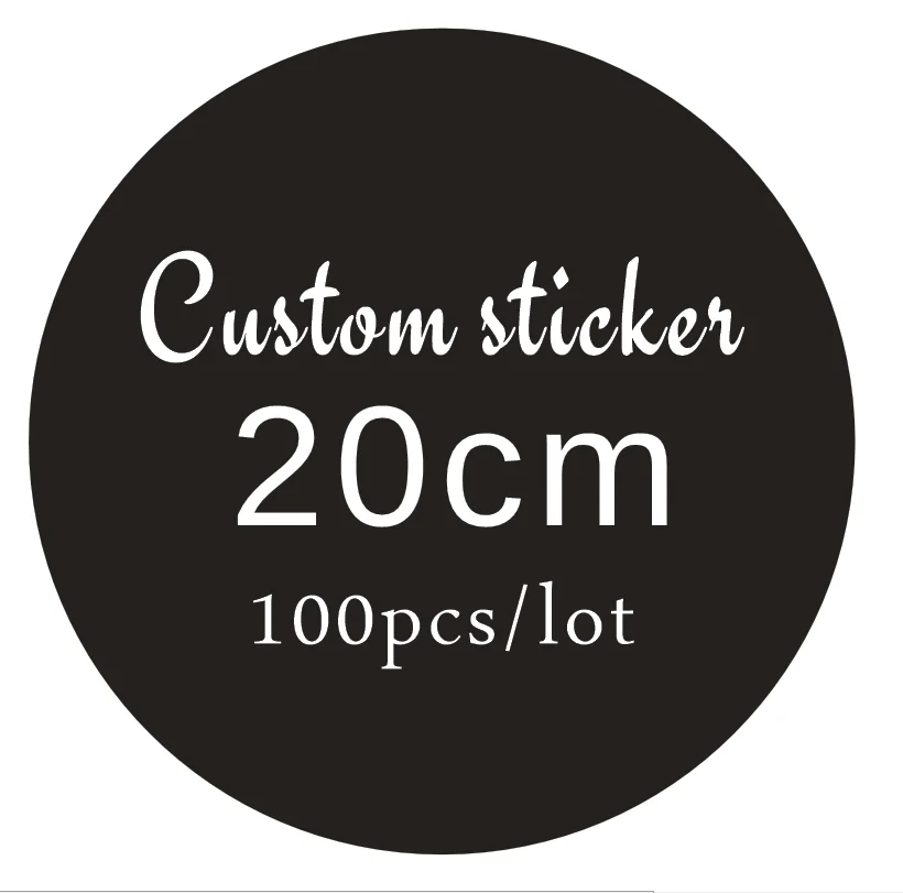 

100PCS/20cm/ custom sticker and Customized LOGO/Wedding stickers/Design Your Own Stickers/Personalized stickers Food & Beverage
