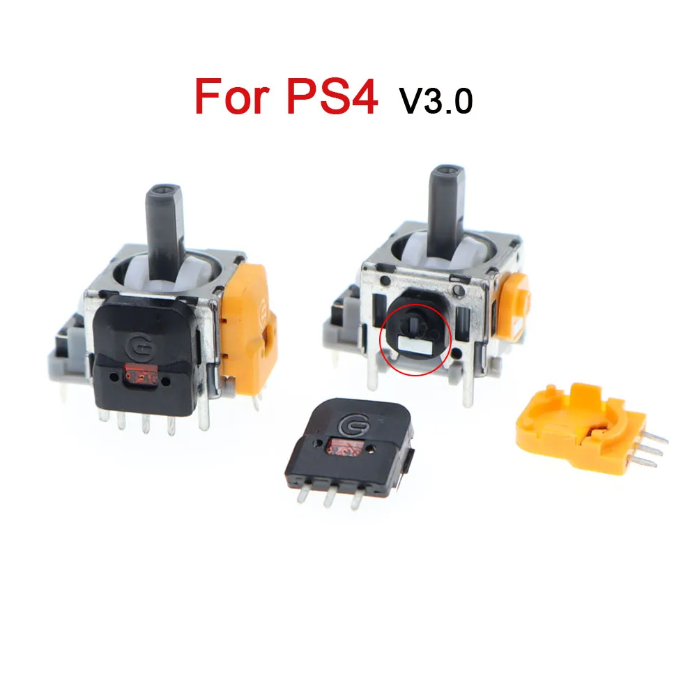 홀 전자기 조이스틱 3D 아날로그 스틱 센서 모듈 전위차계 (PS4, PS5, Switch Pro, Xbox One 컨트롤러용)