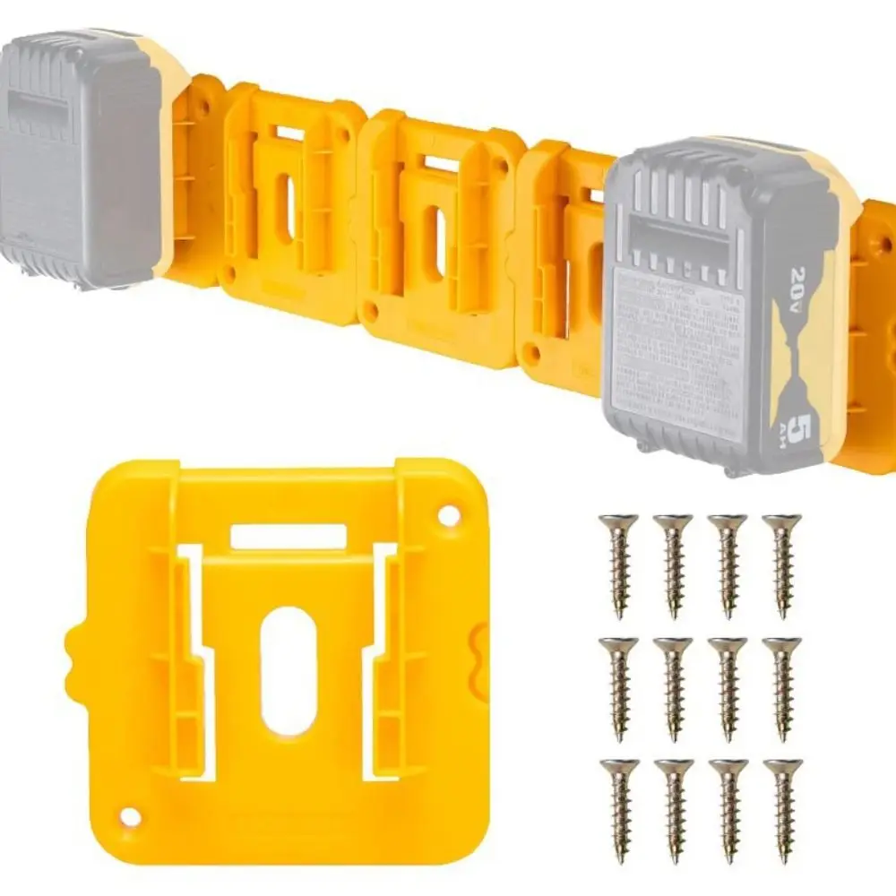 1-10 Pack Battery Holder for Dewalt 20V Battery,Battery Holder Fit for DCB200 DCB201 DCB202 DCB203 DCB204 with The Screws