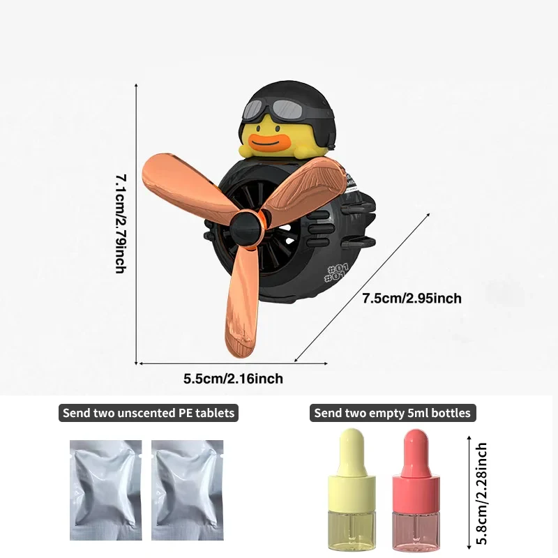 1pc novo carro tomada magnética aromaterapia dos desenhos animados clipe de tomada aromaterapia presente criativo do carro (dois peças pe insípido e dois 5ml