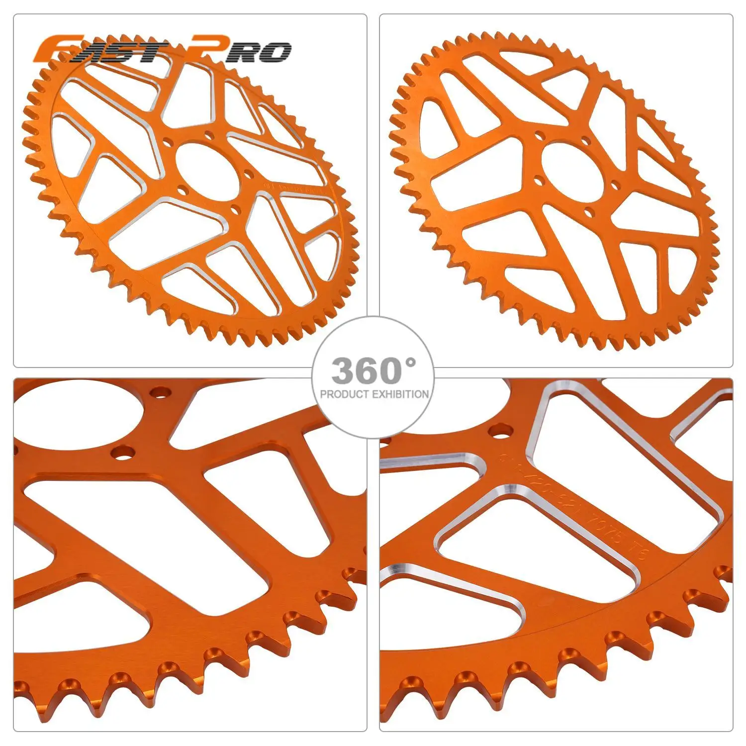 Motorcycle 7075 Aluminum 58T 62T Sprocket 106 112 120 Chain Set Kits For Sur-Ron Light Bee For Segway Off-Road Electric Vehicle