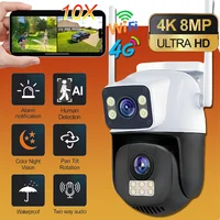 Cámara WiFi 8MP PTZ exterior