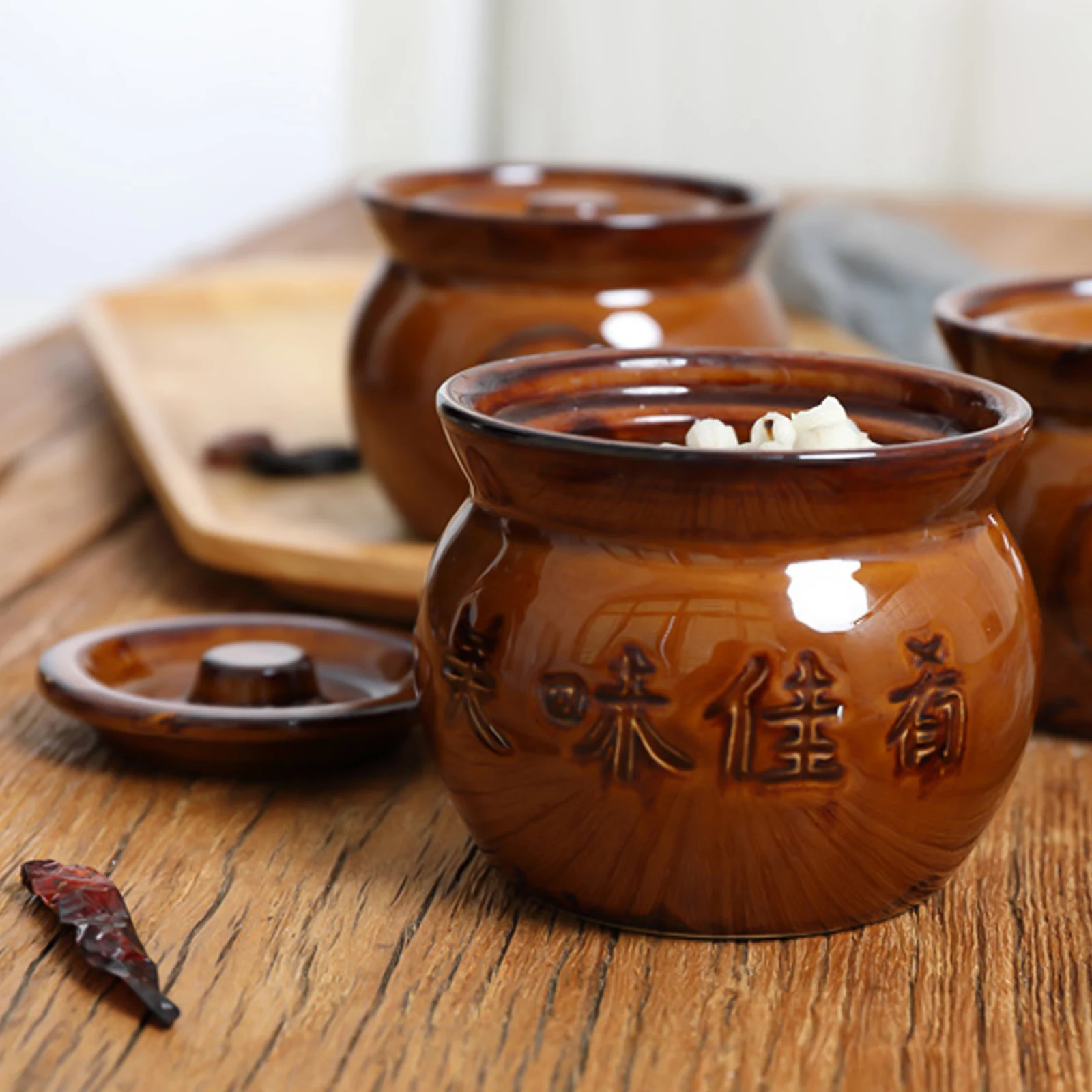 

500ml Ceramic Cooking Pot Multi-Function Soup Jar Evenly Heated Good Insulation Convenient Daily Use Kitchen Novice Friendly