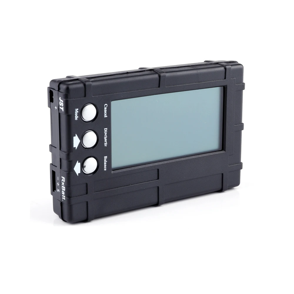 

3 в 1 счетчик напряжения аккумулятора, балансировка разряда, большой ЖК-дисплей, стабилизатор разрядки аккумулятора RC для 2-6-ячеек, Li-Po Li-Fe