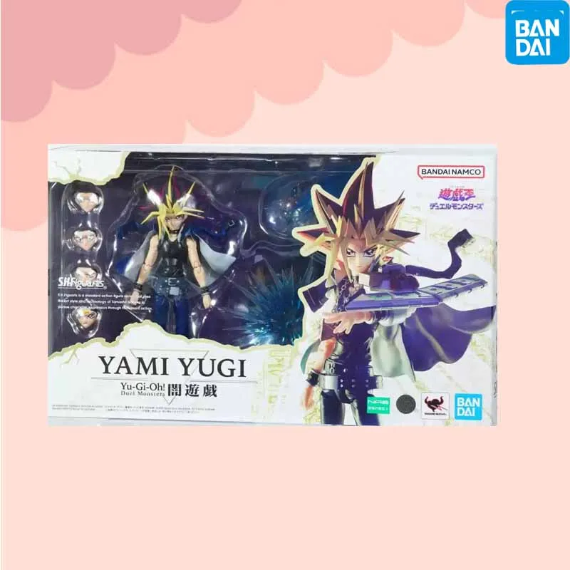 متوفر في المخزون بانداي الأصلي SHF أنيمي الشكل يو غي أوه! ألعاب شخصيات الرسوم المتحركة يامي يوجي للأولاد/الفتيات/الأطفال/هدية عيد الميلاد
