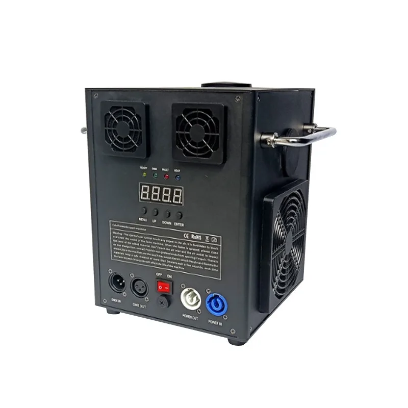 Machine de pulvérisation électronique de scène, accessoires d'ambiance, Machine Starlight à effets spéciaux noirs