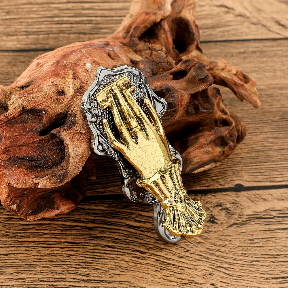 교사, 저자 Office 편지지, 책벌레를위한 독특한 책 장식 선물을위한 1pcs 손 모양 금속 책갈피 홀더