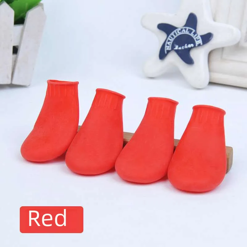 New pet supplies pet rain boots cat and dog foot cover dog rain boots waterproof non-slip anti-scratch factory direct sales Dogs