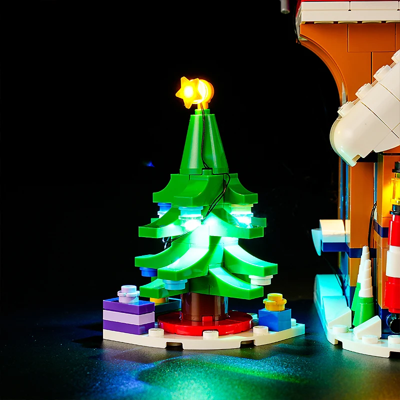 DIY LED Light Kit For LEGO 10339 Santa\'s Post Office (Only LED Light,Without Blocks Model)