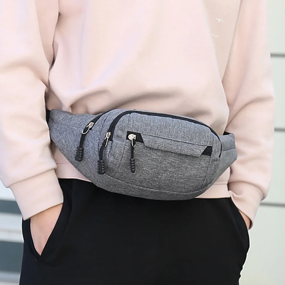 حزام ركض خفيف الوزن مقاوم للماء من فاني باك مع حزام قابل للتعديل للركض وركوب الدراجات والمشي لمسافات طويلة وحقيبة تخزين للرجال #5