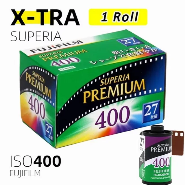 1/2/3 Roll Fujifilm Superia Premium X-TRA 400 Color 35mm Film 27 Exposure For 135 Format Camera - Expiry Date:2025